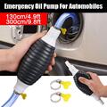 Fisch Tank Wasser Ändern Siphon Push Pumpe + 1.3/ 3meter PVC Rohr Öl Pumpen U5