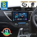 DAB+ 4+64G 8 Core Android 14 Autoradio CarPlay GPS FM Für Toyota Auris 2013-2016
