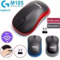 M185 Logitech Maus Wireless Schnurlos Mouse Kabellos Funk + USB Empfänger DE