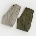 Napapijri Herren Cargo Shorts Combat Pocket Logo Baumwolle Freizeit Noto Utility Neu