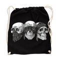 Rucksack Tasche Bag Totenköpfe schädel skull biker hooligans tot gang hardcore