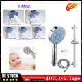 5 Modi Duschkopf Handbrause Hochdruck Wasserspar Regenbrause Duschbrause Bad Set