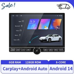 Android 14 Carplay Autoradio GPS Navi Für BMW 5er E39 7er E38 WIFI DAB+ 6+128G