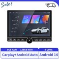 Android 14 Carplay Autoradio GPS Navi Für BMW 5er E39 7er E38 WIFI DAB+ 6+128G