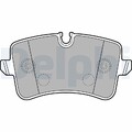 DELPHI LP2226 Bremsbelagsatz, Scheibenbremse hinten für AUDI
