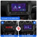 Für Audi TT MK2 8J 2006-14 Android 14 Autoradio Apple Carplay GPS NAVI RDS 4+64G