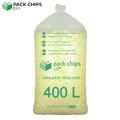 400 Liter BIO Verpackungschips Packpolster Polster Füllmaterial Chips Gelb NEU