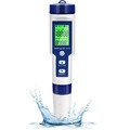 Digitales PH Messgerät,5-in-1 Wassertester Mit Hintergrundbeleuchtung,PH TDS EC
