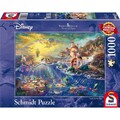 Schmidt Spiele 59479 Thomas Kinkade, Disney Kleine Meerjungfrau, Arielle