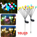 Glühwürmchen Leuchte Solar 10LED Gartenlichter Wasserdicht Firefly Solarlampen