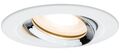 Paulmann Einbauleuchte LED Nova IP65 rund 7W GU10 Weiß/Chrom 1er-Set schwenkbar