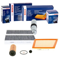 BOSCH FILTER INSPEKTIONSPAKET passend für BMW 1er F40 2er F45 X1 F48 X2 F39 MINI