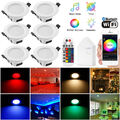 6-10er Bluetooth WIFI RGB+WW+CW LED Einbaustrahler Einbau-Leuchten Spots Decken