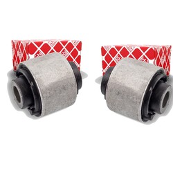 2X FEBI BILSTEIN QUERLENKERLAGER BUCHSE HINTEN MITTE OBEN BEIDSEITIG PASSEND