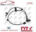 ABS SENSOR DREHZAHLFÜHLER PAAR VORNE NTY HCA-MZ-050 2PCS V FÜR MAZDA 3