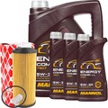 FEBI ÖLFILTER + SCHRAUBE + 8 LITER MANNOL ENERGY COMBI LL 5W-30 MOTORÖL LL-04 ÖL
