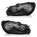 Scheinwerfer Halogen Set für VW Golf 6 VI + Cabrio Bj. 08-14 Motor DRL H7 H15