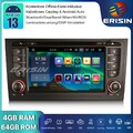 CarPlay Android 14 Autoradio GPS Navi DAB+ SWC 64GB Wifi Audi A6 S6 RS6 Allroad