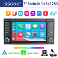 Für VW T5 Multivan Touareg Transporter Android 14 128G Autoradio GPS KAM 4G Navi