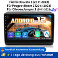 Carplay Für Fiat Ducato 11-2022 Android 12 Autoradio GPS Navi WIFI 4G BT DAB 64G