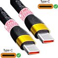 USB C Kabel Anschluss Nylon für Lenovo ThinkPad Mini Dock Plus 04Y2071 Type 4338
