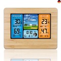 Viitech Wetterstation Funk mit Außensensor, Großes Farbdisplay Wireless Digital 
