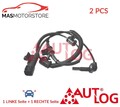 ABS SENSOR DREHZAHLFÜHLER PAAR AUTLOG AS5024 2PCS I FÜR CHEVROLET CRUZE