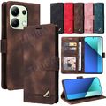 Handyhülle für Xiaomi Redmi Note 14 13 12 11 10 9 8 Pro Pro+ 5G Leder Cover Case