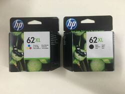 TOP PREIS 2 original HP Tinten 62XL Black C2P05AE Color C2P07AE (2023) Rechnung