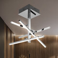 Deckenlampe Deckenleuchte LED Wohnzimmer Beleuchtung Stäbe schwenkbar L 51 cm