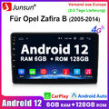 Für Opel Astra H Zafira B 2005-2014 Autoradio GPS WIFI BT Android12 6+128GB DAB+