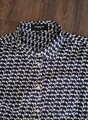 Damen Bluse Hemd Lawrence Grey Business Gr. 40 Langarm blau weiß gemustert 
