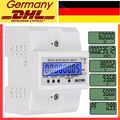 LCD Drehstromzähler Stromzähler 3 Phasen 4 Draht 100A Geeicht Für Din Hutschiene