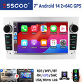 Android14 Autoradio Für Opel Astra H Corsa C D Zafira B 64G KAM CarPlay GPS NAVI