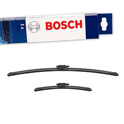 BOSCH AEROTWIN WISCHBLATT SET VORNE PASSEND FÜR LADA XRAY RENAULT CAPTUR CLIO |