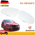 2x Für VW Golf V Passat 3B 3C Spiegelglas Seitenspiegel Links + Rechts beheizbar