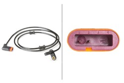 2x ABS Sensor Raddrehzahl HELLA 6PU 010 039-731/2x 12V für MERCEDES KLASSE W211