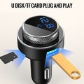 Bluetooth 5.0 FM Transmitter Auto Mp3 Player USB Radio KFZ SD Freisprechanlage#