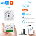 1/2/4x WiFi Mini Smart Schalter Modul Relais Lichtschalter Unterputz Tuya 16A