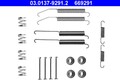 ATE Zubehörsatz Bremsbacken 03.0137-9291.2 für MITSUBISHI TOYOTA L200 PROACE 4WD