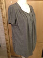 b.p.c. Damen Trikotage Bluse-Top 2-in-1-Optik Gr.40/42.Grau.