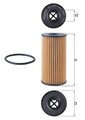 MAHLE Ölfilter OX 1308D für DACIA  passend für FIAT MERCEDES-BENZ