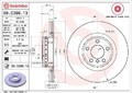 Set 2x Bremsscheibe Brembo für BMW F20 F21 F23 F22 F87 F30 2011-2021 09.C396.13