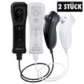 Zwei / 2x Remote Motion Plus Controller + Nunchuk - Nintendo Wii / U (NEU) 🆕✅