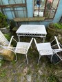 Loftmöbel Gartentisch Sitzgruppe Gartenmöbel Garten Stuhl  Tisch Terrassentisch