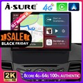 13.1" 2K 4+64G Android 14 CarPlay Autoradio GPS FM Für Ford Fiesta MK6 2008-2016