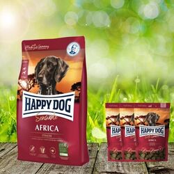 Happy Dog - Supreme Africa 12,5 kg + 3 x 100 g. Soft Snack Africa geschenkt!