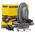 TEXTAR Bremsscheiben Beläge Wako für BMW E60 E61 535-550i E63 E64 630/640i vorne