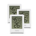 Hama Thermometer Hygrometer 3er-Set digital, Innen Temperatur & Luftfeuchtigkeit