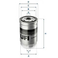 Kraftstofffilter Filtereinsatz 24.012.00 UFI für HYUNDAI KIA